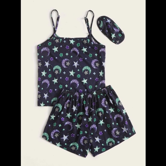 Evening, Galaxy, Pajama Set - Picture 2 of 6